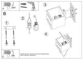 Applique LORETO 1xG9/40W/230V grigio
