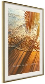 Poster  Beach of Dreams  Cornice Quadri Cornice d'oro con passe-partout, Larghezza x Altezza Home decor 20x30