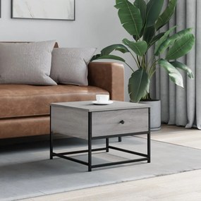 Tavolino Da Salotto Grigio Sonoma 51x51x40 Cm Legno Multistrato /