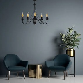 Lampadario a sospensione con filo MALBO II 5xE14/10W/230V