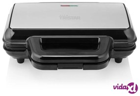 Tristar Piastra per Waffle WF-1171 1000 W Nero e Argento