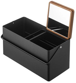 Organizer da bagno in metallo nero per cosmetici - YAMAZAKI