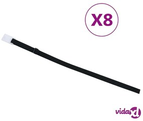 vidaXL Cinghie di Fissaggio Universali per Coperture Piscina 8 pz 1,8m