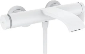 Rubinetto per vasca getto cascata d'acqua Vivenis per pavimento bianco HANSGROHE