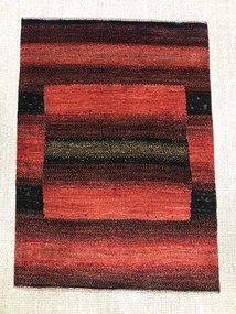 Loribaft Tappeto persiano 120 x 80 Rosso (Iran) Annodato A Mano