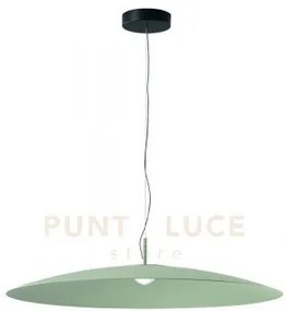 Sospensione 1 luce elle a led 18w 3000k 1719lm d.90cm verde