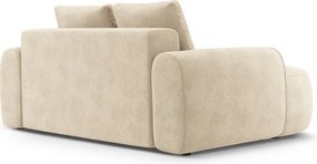 Divano beige con rivestimento in velluto 175 cm Linz – Cosmopolitan Design