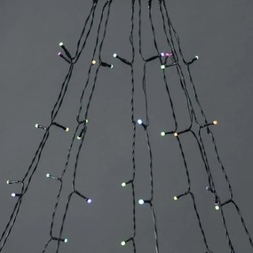 Nedis WIFILXT02W200 - Tenda di Natale LED 200xLED/8 funzioni 10x2m IP65 Wi-Fi Tuya