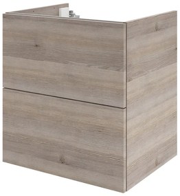 Mobile da bagno sotto lavabo SENSEA Neo lucido L 60 x H 64 x P 48 cm 2 cassetti, lavabo non incluso