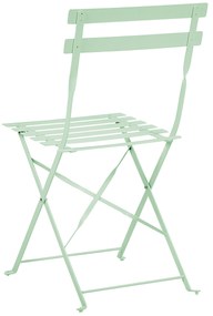 Set da balcone acciaio menta FIORI Beliani