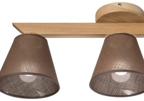 Brilagi - LED  Lampadario a plafone ANTHONY 3xE14/40W/230V quercia/marrone