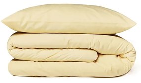 Lenzuola in cotone giallo vaniglia per letto matrimoniale , 200 x 220 cm - Bonami Selection