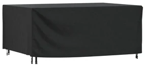 Copertura Mobili Giardino Nera 225x143x90cm Impermeabile 420d /