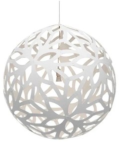 Floral Lampada a Sospensione Ø80 Bianco 2 Lati - David Trubridge