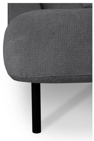 Divano angolare grigio scuro (angolo sinistro/"U") Hero - Scandic