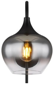 Globo 15548W - Applique MAXY 1xE27/40W/230V nero