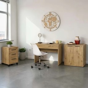 Mobile Ufficio Kovra 72x87h cm in legno 2 Ante Rovere