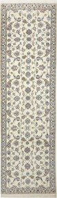 Nain Tappeto 90x330 Beige (Iran) Annodato A Mano