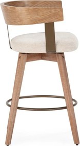 Set di sbagelli da bar color crema/di colore naturale in imbottito con braccioli 2 pz Ilia – MOME