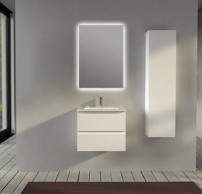 Mobile bagno 60 cm sospeso Bianco opaco - Sofia