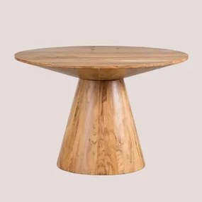 Tavolo da pranzo rotondo in legno di acacia (Ø120 cm) Weymar - Sklum