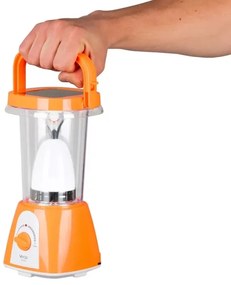 Lampada solare LED ricaricabile 710 lm 1600 mAh con powerbank 230V