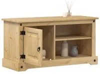 Mobile Porta TV Corona 100x37x52 cm in Legno Massello di Pino 4005667