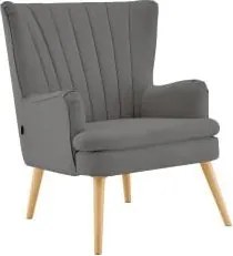 Poltrona grigia Zenia - Støraa