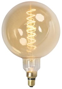 Lampadina LED E27 dimmerabile a filamento a spirale G200 3W 200lm 2100K