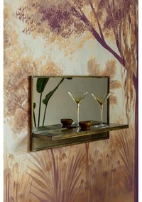 Specchio a parete con mensola 61x38 cm Feyza - White Label