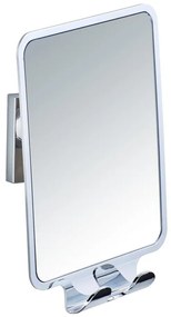 WENKO 22693100 - Specchio cosmetico VACUUM-LOC QUADRO ED 14x19,5 cm cromo lucido