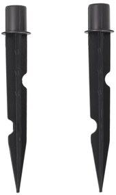 Solight WO7202 - Lampada solare LED con sensore PALERMO LED/5W/2000mAh IP54 nero