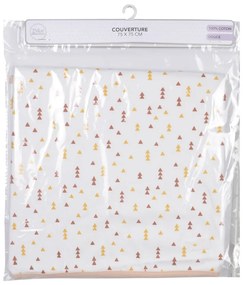 Coperta per bambini bianca in cotone 75x75 cm Forest – Bébé Douceur