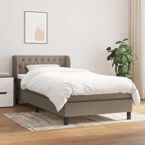 Giroletto A Molle Con Materasso Tortora 100x200 Cm İn Tessuto /