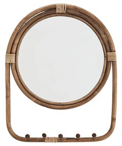 Tikamoon - Specchio Virgil in rattan 48x63 cm