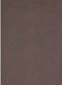 Florale Tapete Coral von Ferm Living - Bordeaux/ Dark Blue