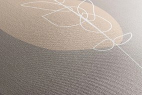 Quadro su tela – Foglia minimalista No3