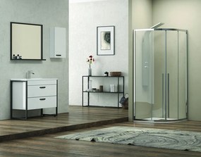Box doccia circolare 90x90 vetro 8mm anticalcare KE2000 - KAMALU