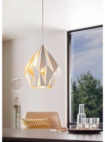 Eglo 49932 - Lampada a sospensione CARLTON 1 1xE27/60W/230V