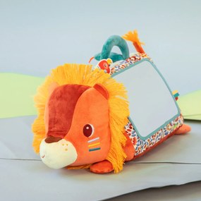 Lilliputiens - Giocattolo di stoffa con attività e specchio - Jack il leone