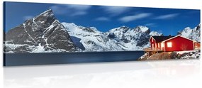 Stampa su tela – Paesaggio notturno in Norvegia