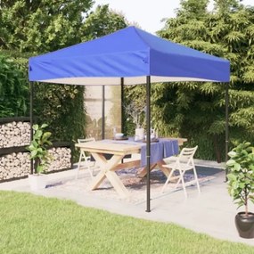 Tenda per Feste Pieghevole Blu 3x3 m