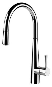 Miscelatore Monocomando Cucina Con Canna Girevole E Doccetta Estraibile Cromo Just 20577 Gessi