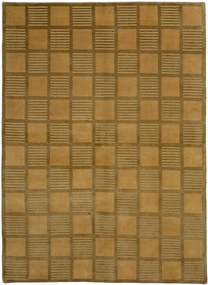 Loribaft Tappeto 170 x 240 Marrone (Indian) Annodato A Mano