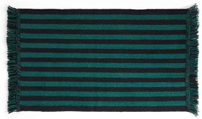 HAY - Stripes and Stripes Wool Rug 95x52 Green HAY