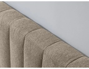 Letto matrimoniale beige/naturale con griglia 180x200 cm Oceane - Bobochic Paris