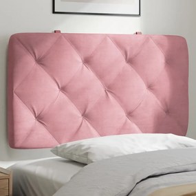 Cuscino Testiera Rosa 80 Cm İn Velluto /
