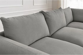 Divano angolare grigio Ernest – Bobochic Paris