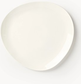 Piatto da portata in porcellana dalla forma organica Joana