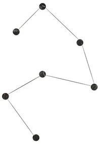 Azou 7 Applique da Parete Marmo Nero - KDLN